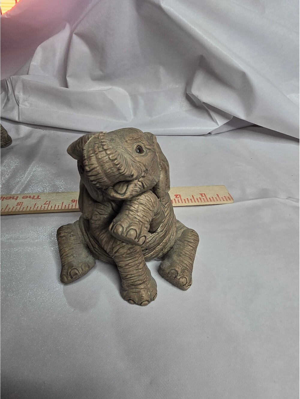 Vintage The Herd Elephant "Flop" #3108 Figurine by Martha Carey - No Stone